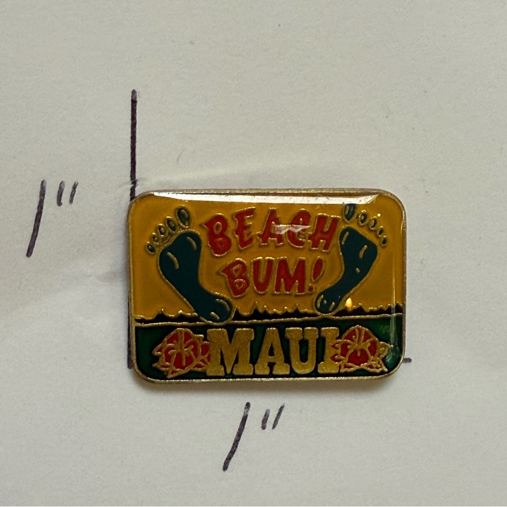 Beach Bum Maui Pin